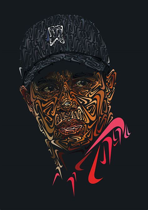 PHOTO: See this portrait of Tiger Woods made entirely of Nike swooshes