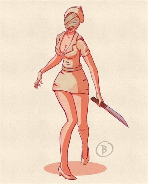 Silent Hill Nurse by bradmeyersart on DeviantArt