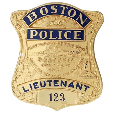 Boston Police Badge