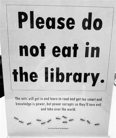 Sign at a library : r/funnysigns