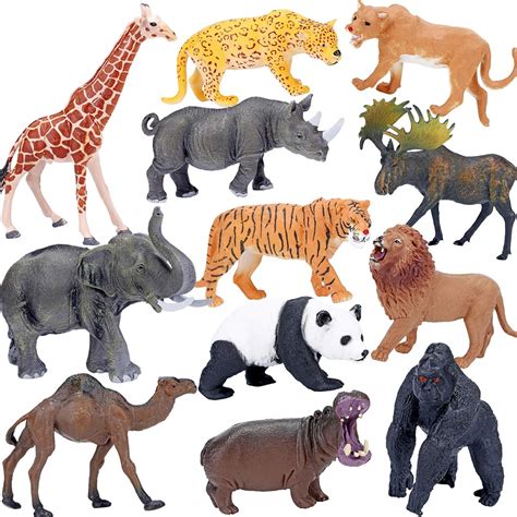 Toy Zoo Animal Figurines Plastic