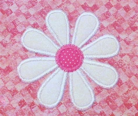 Daisy Applique Machine Embroidery Design | Etsy