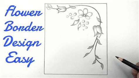 Flower Border Designs Drawings