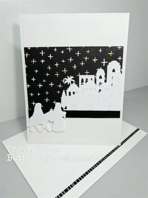 Modern Night in Bethlehem Card - ButterDish Designs