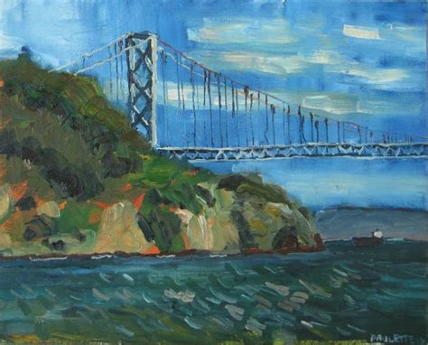 Bay Bridge Painting at PaintingValley.com | Explore collection of Bay ...