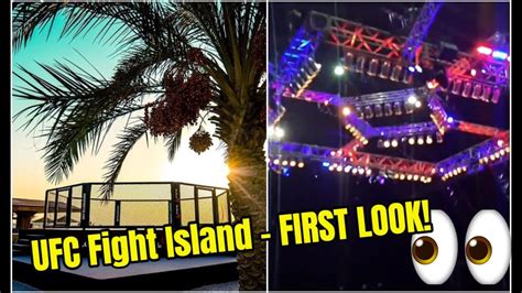 Get a FIRST LOOK at the UFC FIGHT ISLAND Arena! - YouTube