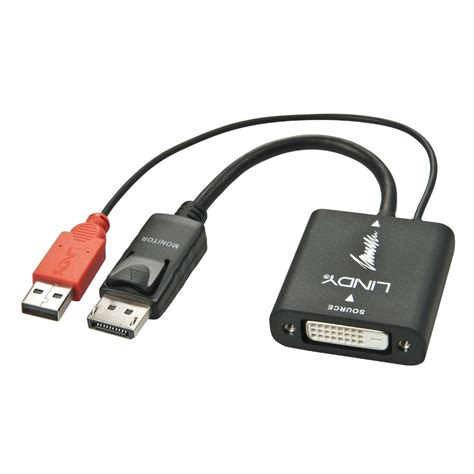 DVI-D to DisplayPort Converter Adapter - from LINDY UK