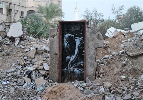 Street Art by Banksy in Gaza, Palestine 6 | STREET ART UTOPIA