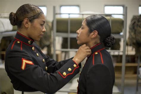 Female Marines Don New Dress Coat Designed to Mirror Male Uniform | Military.com