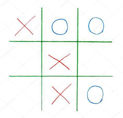 Noughts and crosses game — Stock Photo © Violin #4308227