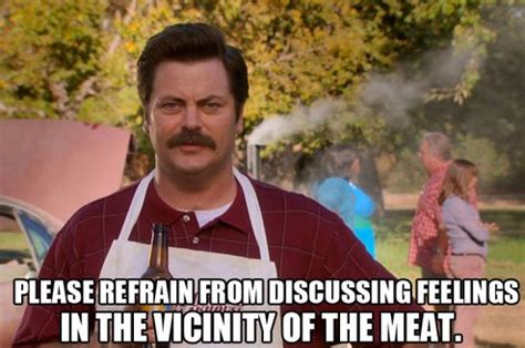 Ron Swanson – Quotes and Memes of a Meat-Eating Man – High Steaks