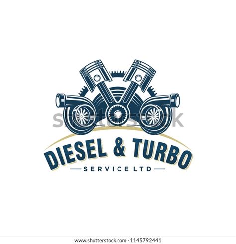 Logo Design Turbo Engine Stock Vector (Royalty Free) 1145792441 ...