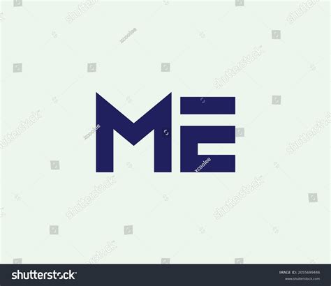 Me Logo Design Vector Template Stock Vector (Royalty Free) 2055699446 | Shutterstock