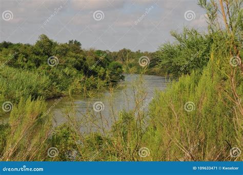 Rio Grande River in Lower Rio Grande Valley,Texas Stock Image - Image ...