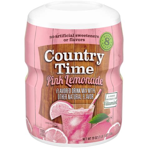 Country Time Pink Lemonade Mix 12 x 538g