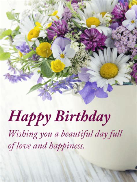 Share with you the most beautiful and happy birthday greetings