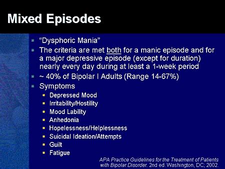 Recognition and Treatment of Bipolar Disorder in Children and Adolescents