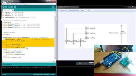 Programa con Arduino usando: pinMode, digitalWrite y analogRead - Tutorial 1 - YouTube