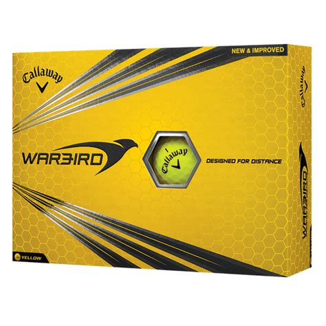 Callaway Warbird Golf Balls, Yellow, 12 Pack - Walmart.com - Walmart.com