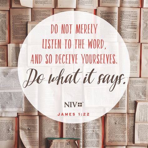 NIV Verse of the Day: James 1:22