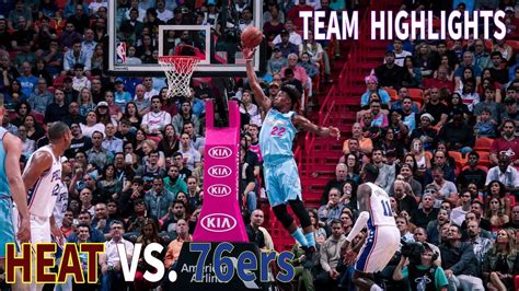 Team Highlights -HEAT VS 76ers | December 29, 2019 - YouTube