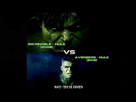 Avengers Hulk VS Incredible Hulk - YouTube