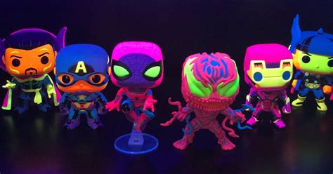 Marvel Black Light Collection | Funko vinyl, Funko pop vinyl, Marvel