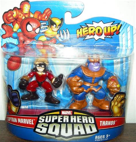 Captain Marvel and Thanos Super Hero Squad action figures