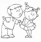 Girl And boy coloring Pages To Download Print For Free sketch template