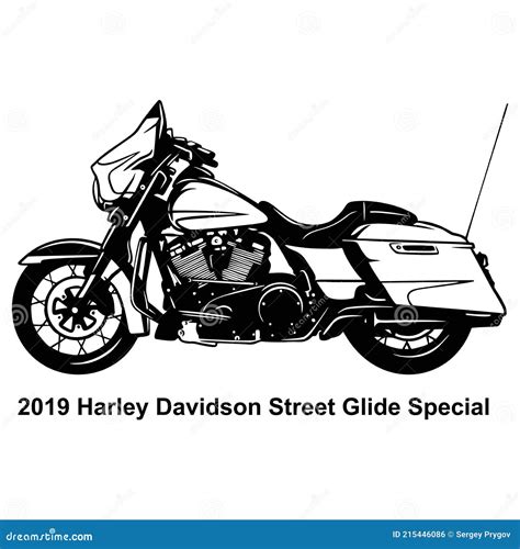 Classic Motorcycle - Vector Stencil, Silhouette, Vector Clip Art For ...