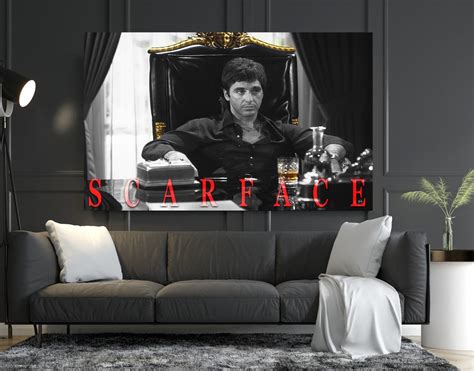 Scarface Canvas, Scarface Poster, Tony Montana, Scarface Movie Poster ...