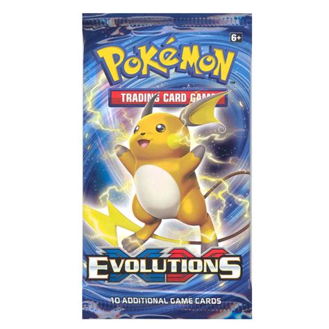 Pokemon Cards - XY Evolutions - Booster Pack (10 cards): BBToyStore.com ...