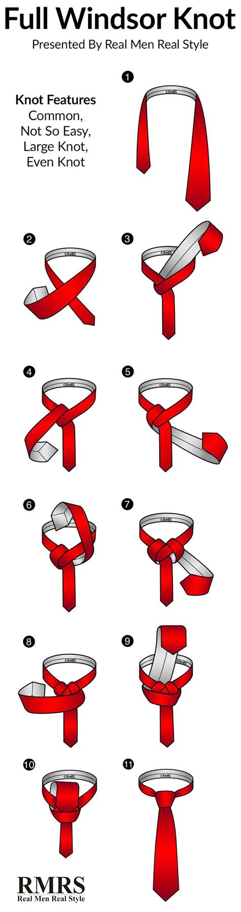 How To Tie A Full Windsor Knot.