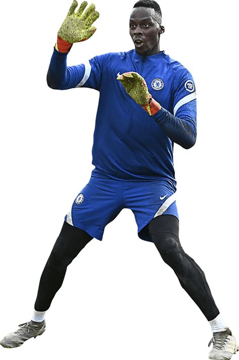 Edouard Mendy Chelsea football render - FootyRenders