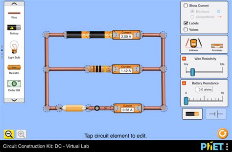 Interactive Simulations | Circuit Construction Kit: DC - Virtual Lab