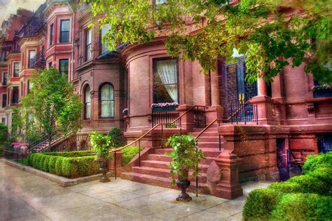 Back Bay Boston Row Houses Photograph by Joann Vitali