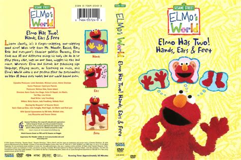 Elmo's World: Elmo has Two! Hands, Ears & Feet (2004) R1 DVD Cover ...