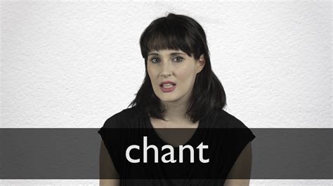 How to pronounce CHANT in British English - YouTube