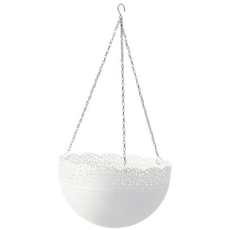 Ikea Hanging planter, indoor/outdoor, white 1428.11265.2638 - Walmart.com