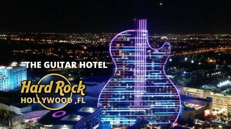 THE GUITAR HOTEL LIGHT SHOW| HARD ROCK HOLLYWOOD, FLORIDA - YouTube