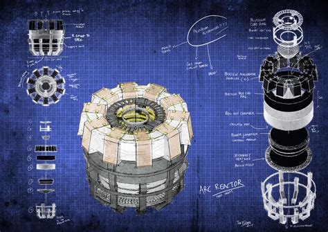 Arc Reactor Blueprints by fongsaunder on DeviantArt