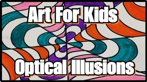 Optical Illusion Hand Art For Kids