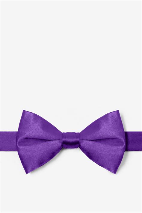 Royal Purple Silk Pretied Bow Tie | Ties.com