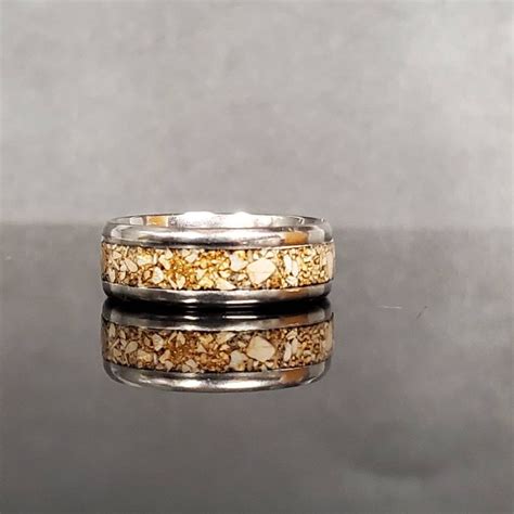 Cremation Jewelry Ring Ashes Only Free Engraving - Etsy | Cremation ...