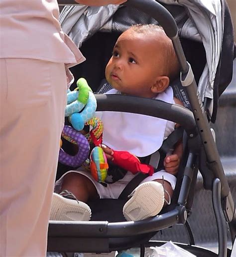 Beautiful photos of Saint West in Yeezys