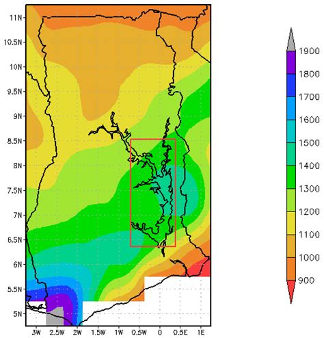 Ghana climate map - Climatic map of ghana (Western Africa - Africa)