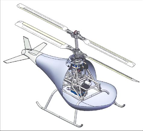 Robotic coaxial helicopter prototype. | Download Scientific Diagram