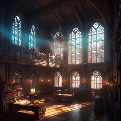 ArtStation - Enchanted Knowledge: Exploring the Grand Library of the ...