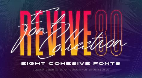 80s Retro Fonts from Tom Chalky