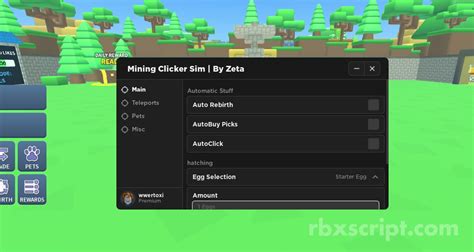 Mining Clicker Simulator [Auto Clicker - Auto Rebirth & More!] Scripts | RbxScript